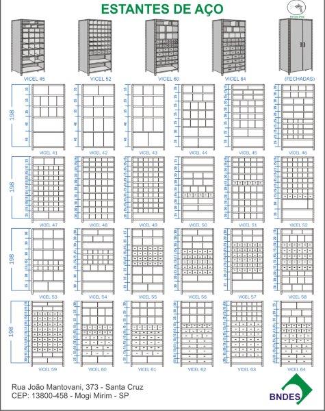 Estantes de Aço