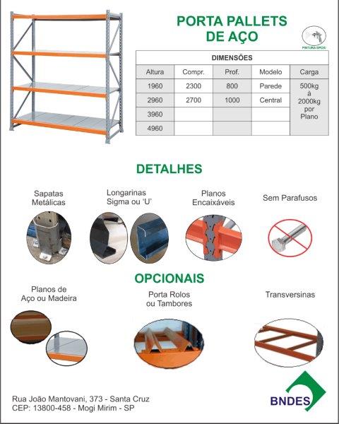 Porta Pallets de Aço